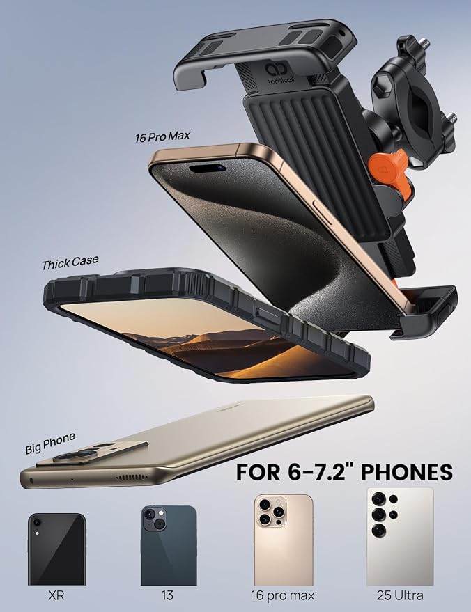 Lamicall Bike Motorcycle Phone Mount - Image 5