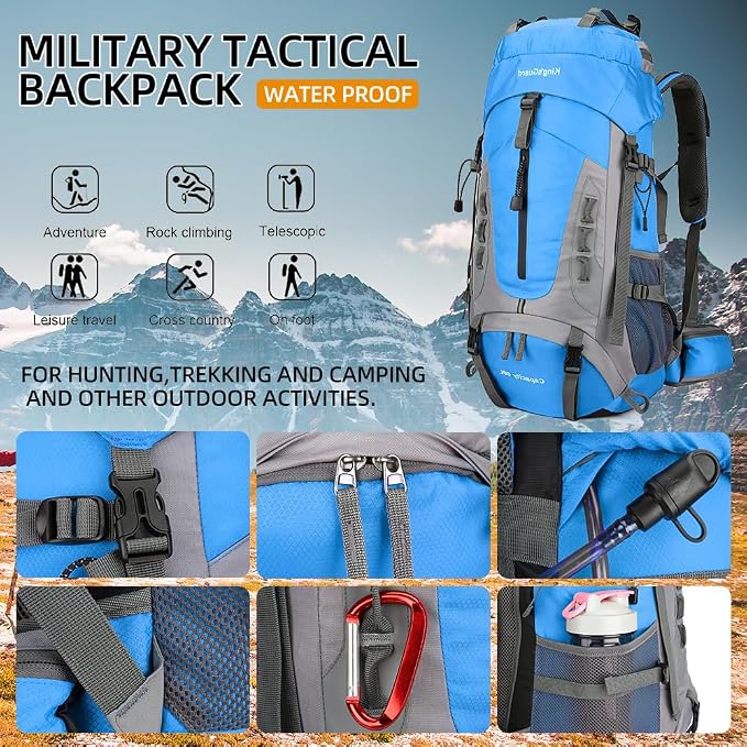 King'sGuard 60L Hiking Backpack - Image 6