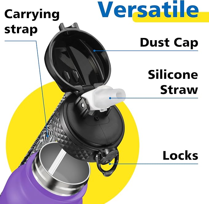 Han's Bottle Sports Water Bottle - 24 Oz - Image 3