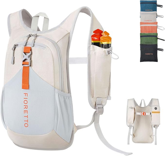 FIORETTO 10L Hiking Backpack for Women Men Mini Packable Backpack Lightweight by FIORETTO