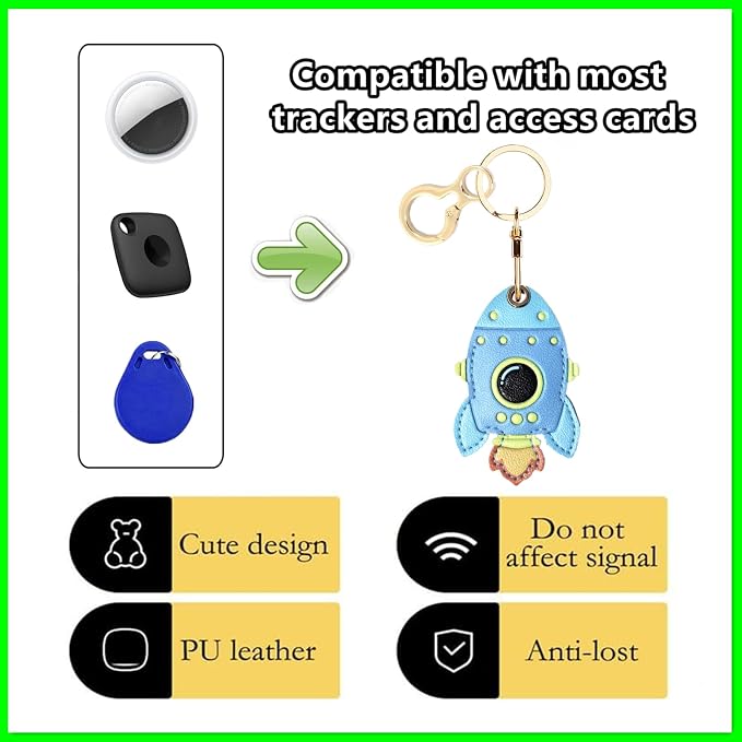 Leather Keychain Holder Case Compatible - Image 3