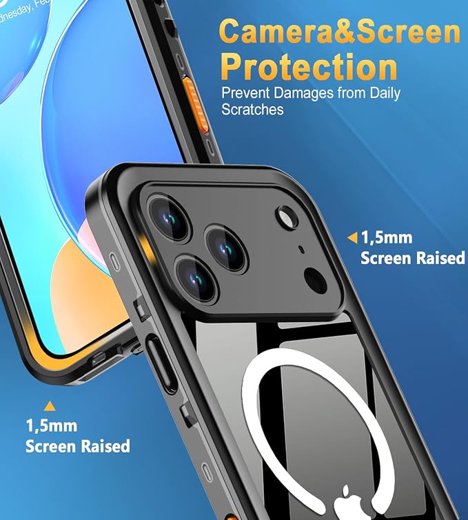 for iPhone 17 Pro Max Case Waterproof, Full Body Underwater Dustproof - Image 4
