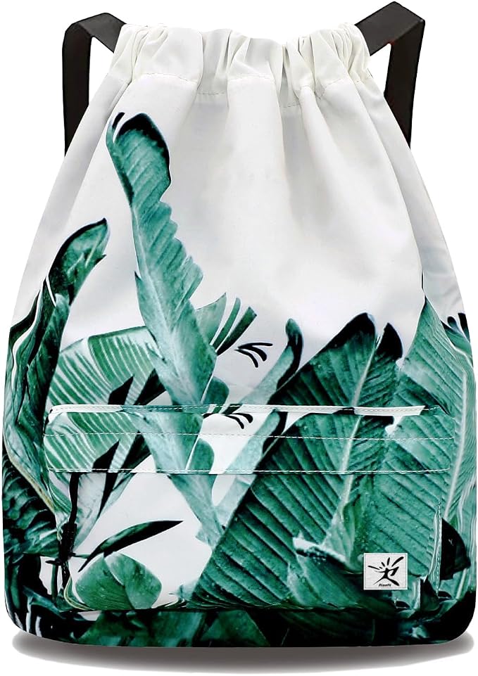 Waterproof Drawstring Bag, Gym Bag Sackpack Sports Beach Backpack by Risefit