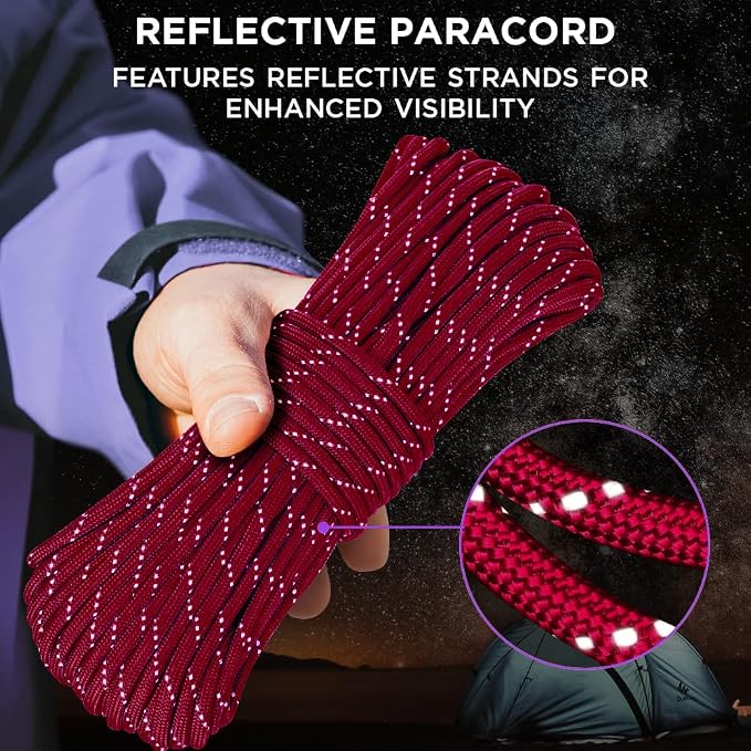 TECEUM 5/32" Paracord Rope 1000 – 1000ft / 200ft / 100ft / 50ft – Tactical - Image 2