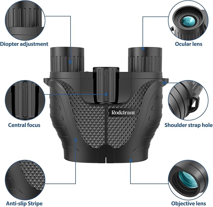 Binoculars 15x25 for Adults, High Powered Easy Focus Binoculars - Image 4