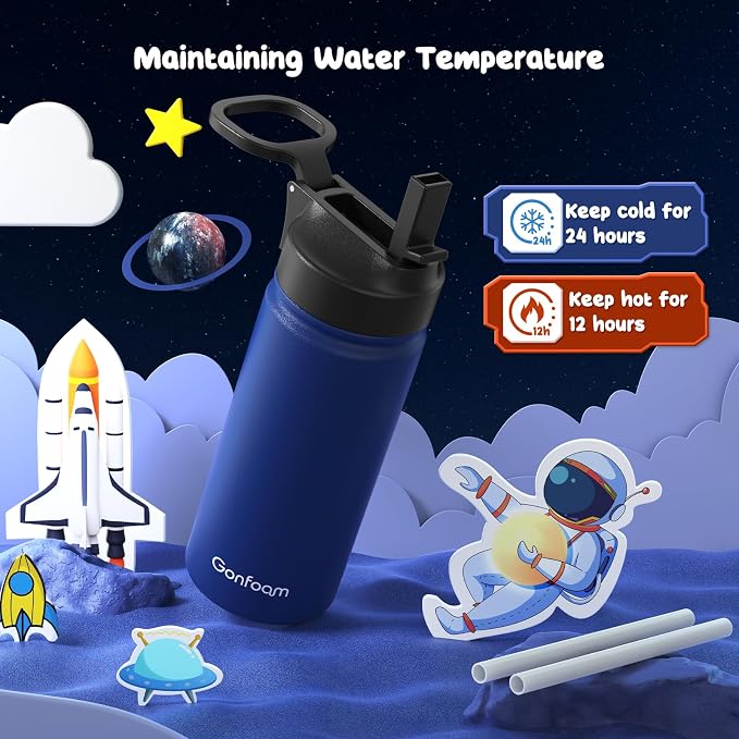 Kids Water Bottle, 16oz Kids Water Bottle - Image 2