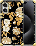 for iPhone 17 Case Luxury Golden Decoration by Unknown
