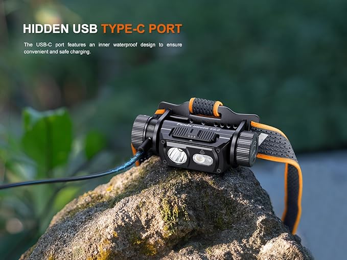 Fenix HM60R V2.0 1600 Lumens Rechargeable Headlamp, USB-C Fast Charging - Image 6