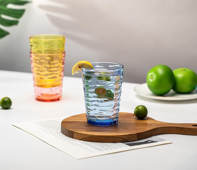 14-ounce Plastic Tumblers, Acrylic Drinking Glasses, Shatter-Proof, - Image 3