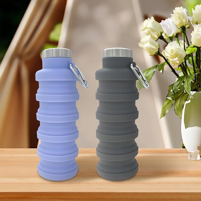 YCT Collapsible Water Bottle 17oz（500ml），Travel Portable Sport Water - Image 8