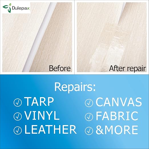 Dulepax Tent Repair Tape, Ultrastrong Awning Repair Tape, Boat Covers Repair - Image 6