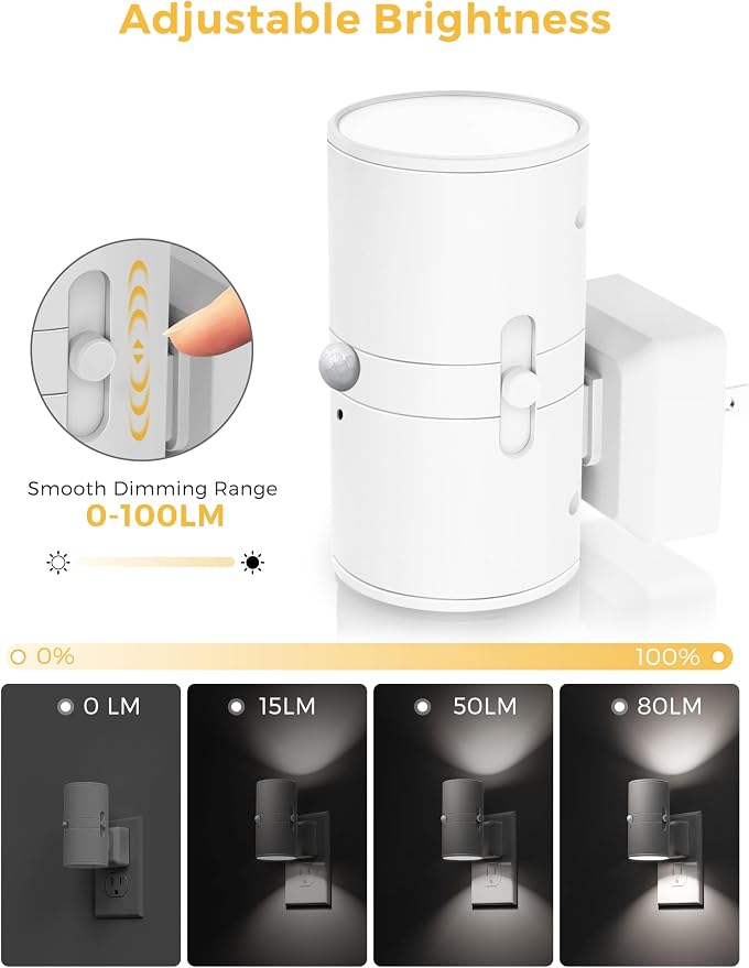 L LOHAS LED Motion Sensor Night Light, Bright Night Light, 5000K Daylight White - Image 4