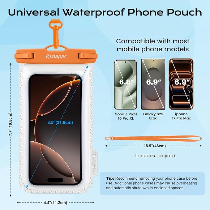Rynapac IPX8 Waterproof Phone Pouch - Image 5