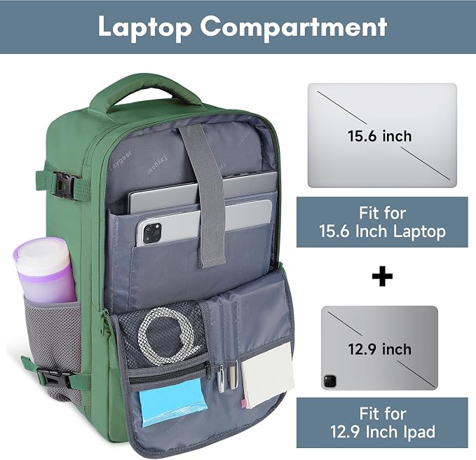 Taygeer Travel Backpack for Women, Carry On Backpack - Image 6