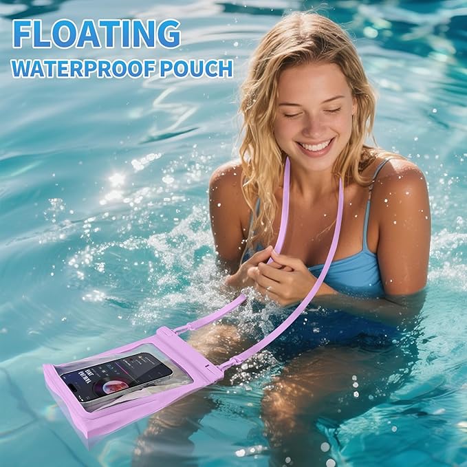 Large Floating Waterproof Phone Pouch, Cell Phone Dry Bag - Image 6
