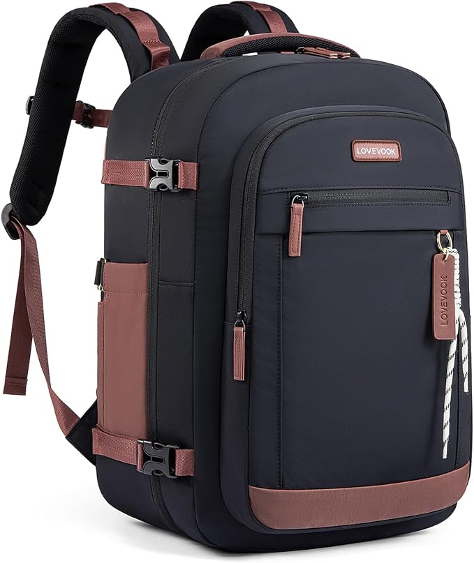 LOVEVOOK 40L Travel Backpack for Men & Women, Airline Approved Carry On Luggage by LOVEVOOK