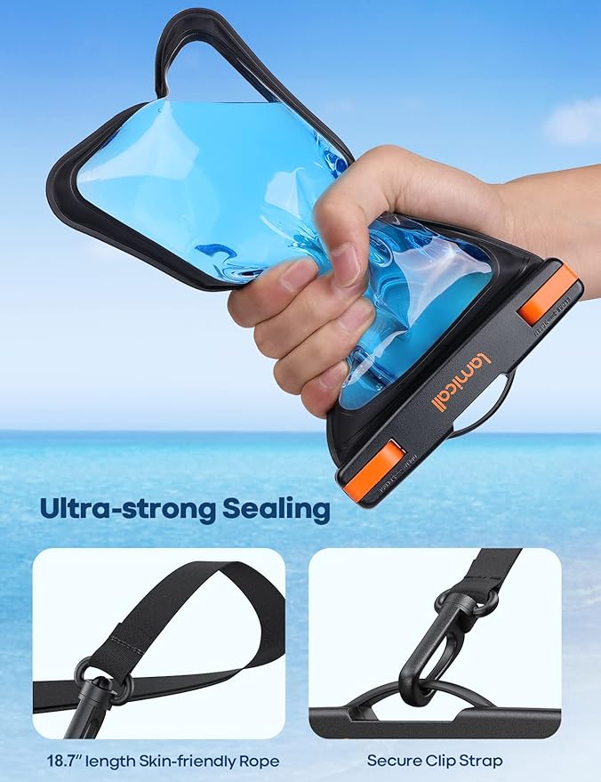 Lamicall Large Size Waterproof Phone Pouch Case - Image 5