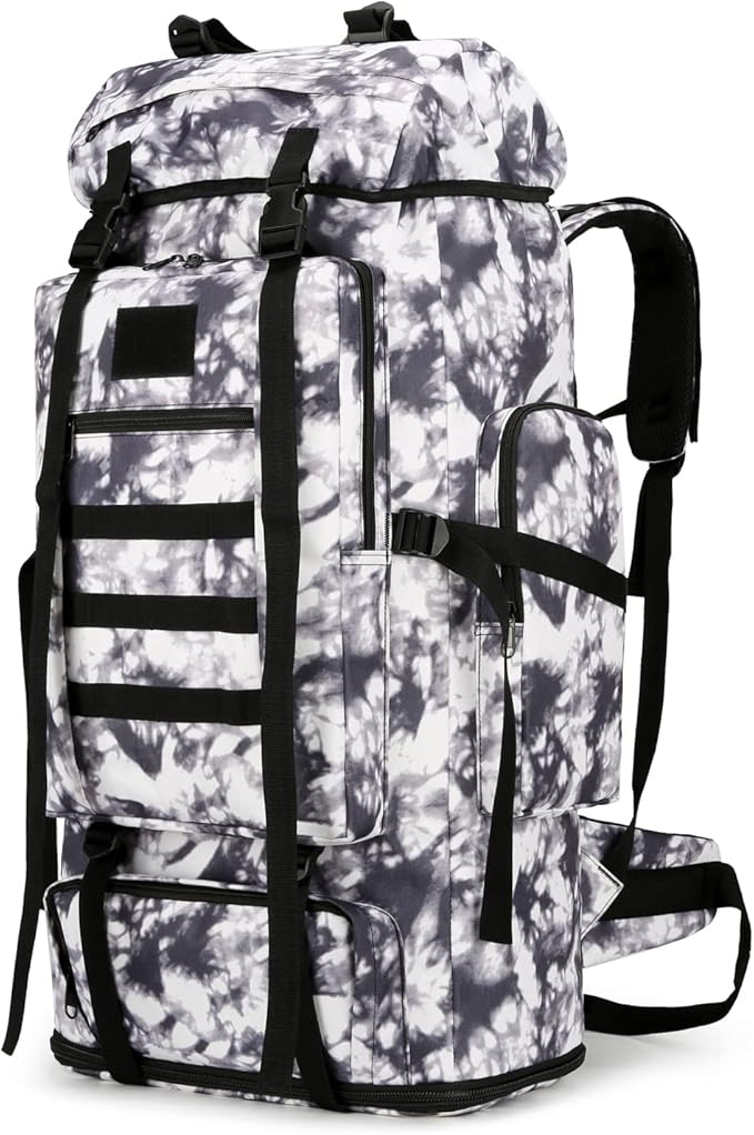 Hiking Backpack for Men 70L/100L Camping Backpack Military Rucksack Molle 3 by W+WINTMING