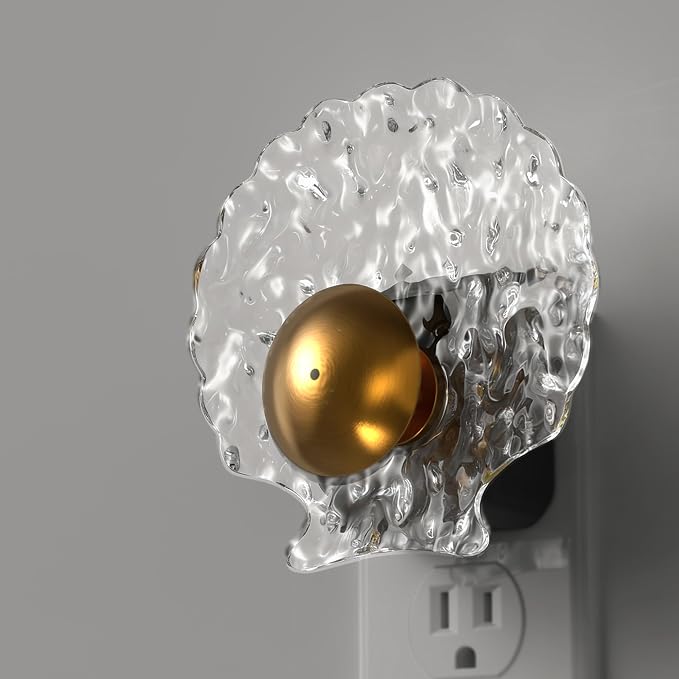 L LOHAS LED Shell Night Light, Night Lights Plug into Wall, Dimmable by LLOHASLED