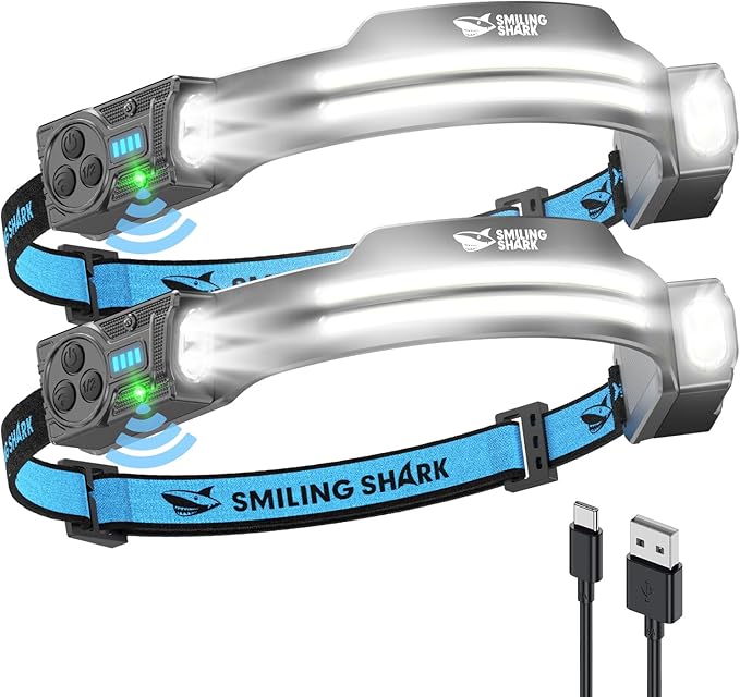 Smiling Shark TS-2 Headlamp, Dual Spotlight by SmilingShark