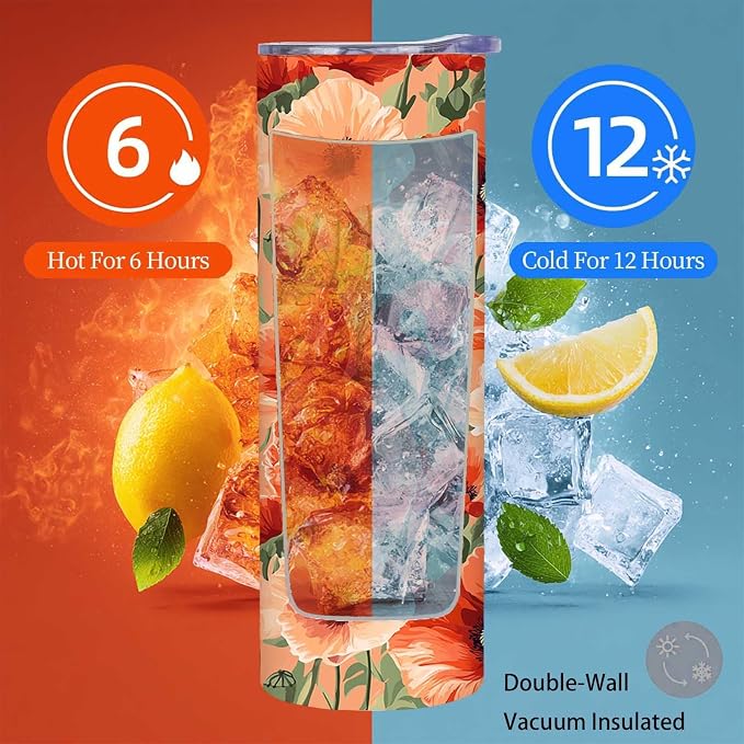 Firmiso 20 oz Tumbler | Skinny Insulated Travel Mug - Image 5