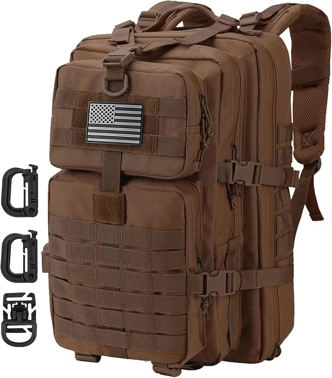 Hannibal Tactical MOLLE Assault Backpack, Tactical Backpack Military Army by HannibalTactical
