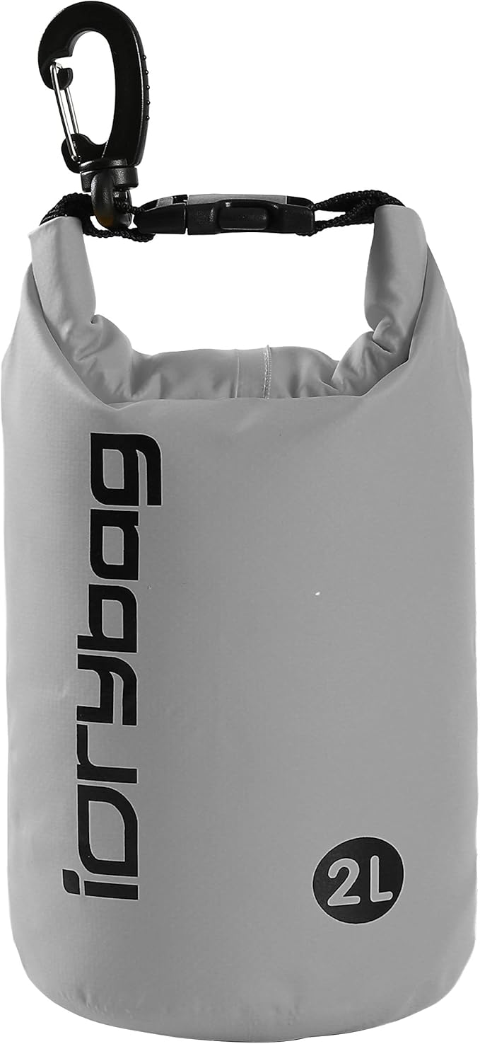 IDRYBAG Dry Bag for Kayaking Waterproof 2L/5L/10L/15L/20L, Small Dry Sack by iDrybag+