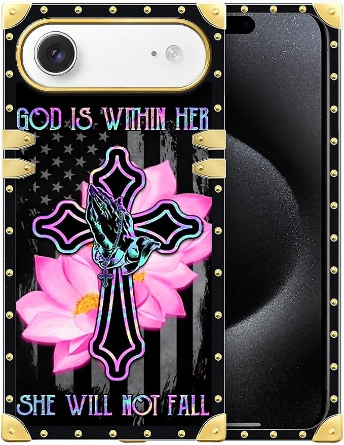 for iPhone 17 Air Case Luxury Golden Decoration by Unknown