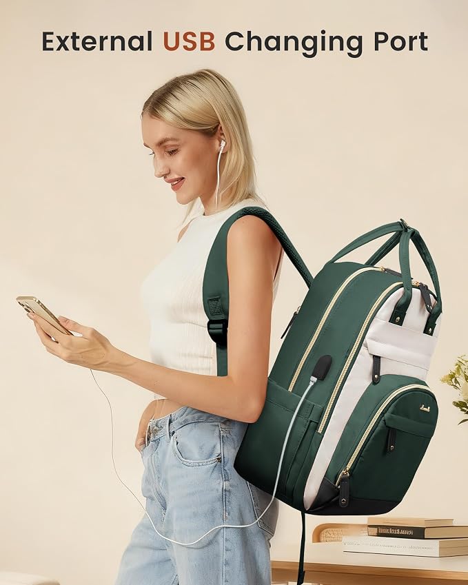 LOVEVOOK Backpack for Women, Laptop Backpack Women, Fits 17 Inch Laptop Bag - Image 2