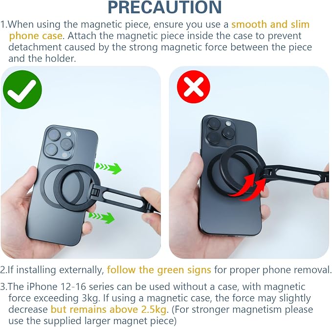 Beviliu Magnetic Neck Phone Holder - Image 9
