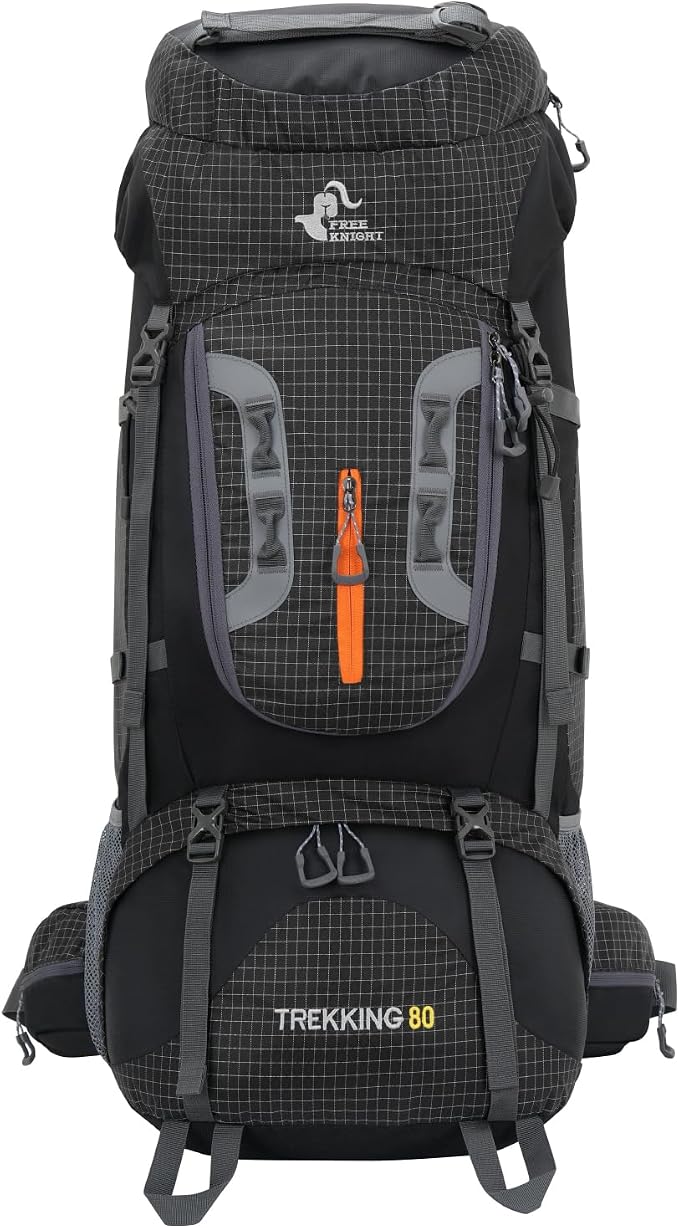 Bseash 80L Waterproof Hiking Camping Backpack - Image 8