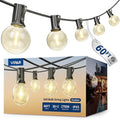 VIPAR Outdoor String Lights, 60FT 32 G40 Bulbs Patio Lights Outdoor Waterproof by VIPAR