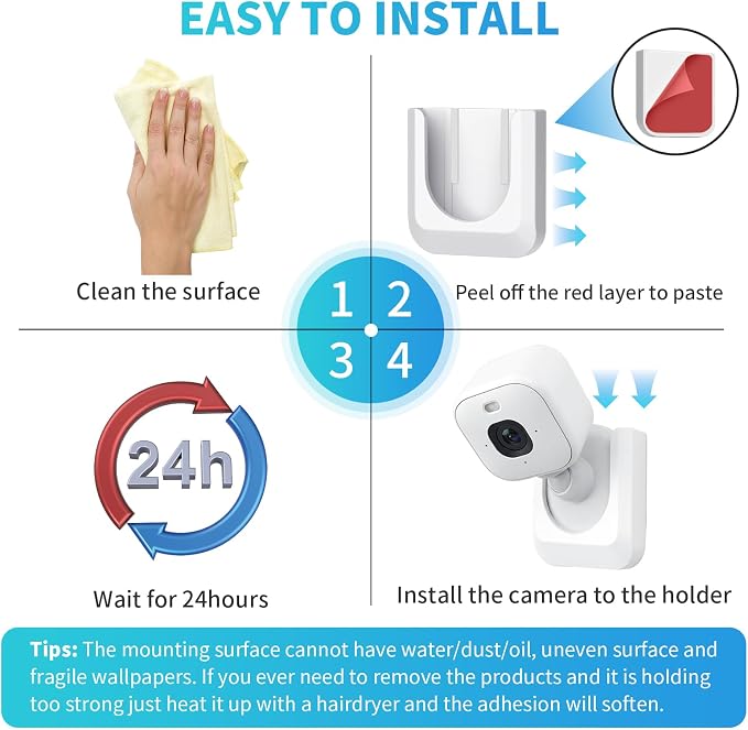 Blink Mini 2K+ No Drill Wall Mount Bracket - Image 4