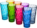 US Acrylic Optix Plastic Reusable Drinking Glasses 26oz Iced-Tea Cups in Jewel by USAcrylic