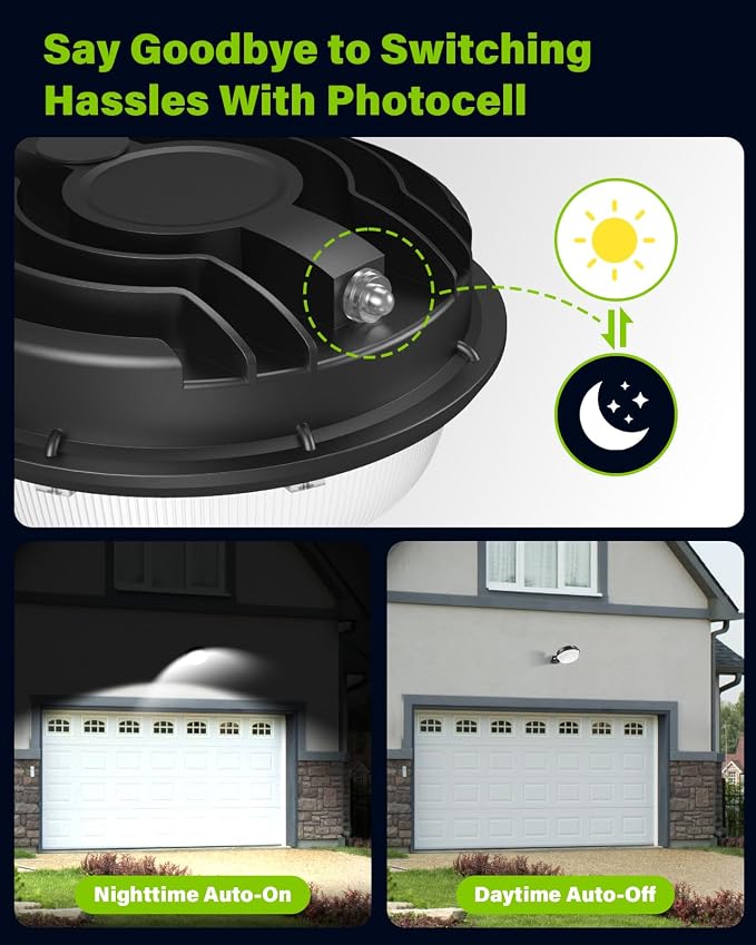 LED Barn Light 150W, Yard Area Light Dusk to Dawn Outdoor Lighting - Image 2
