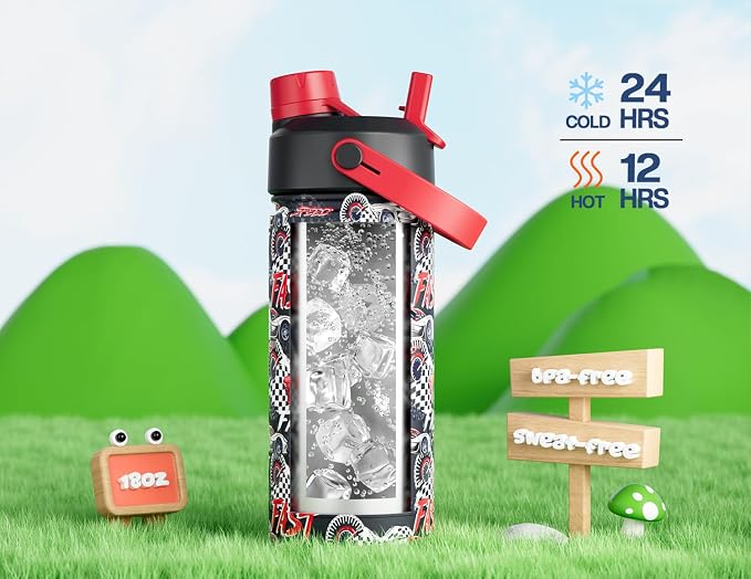 18 oz Stainless Steel Water Bottle - Image 5