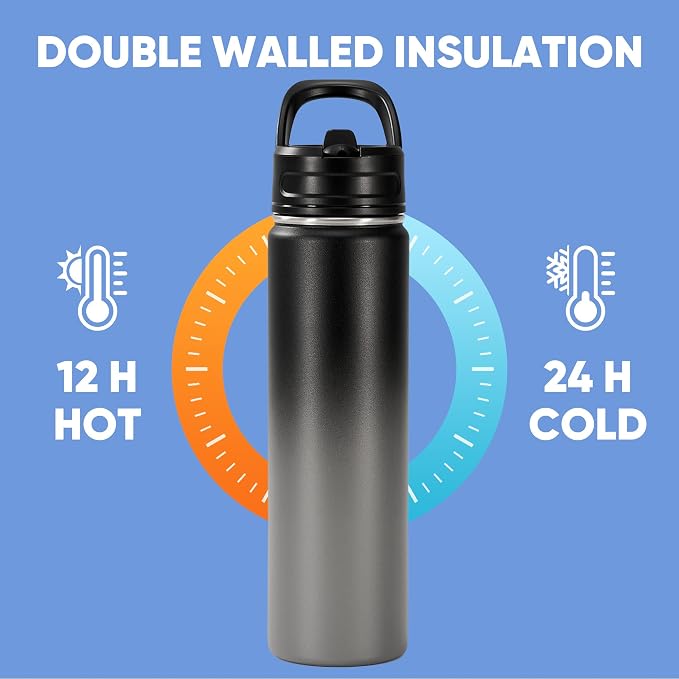 Fijinhom 24oz Insulated Stainless Steel Water Bottle - Image 5