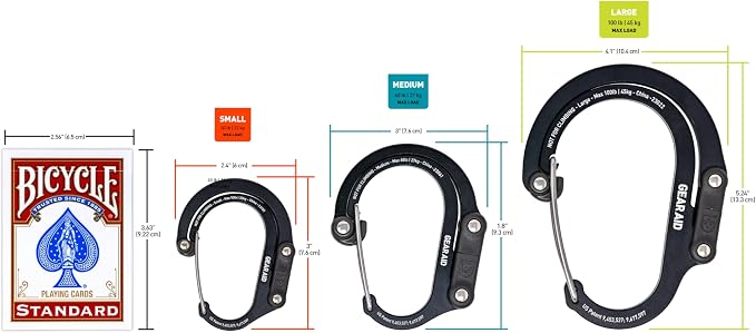 GEAR AID HEROCLIP 360° Swivel Carabiner Gear Clip and Hook - Image 3