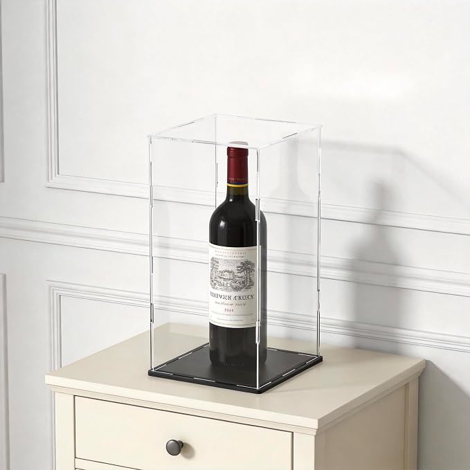 SVENJBB Display Case for Red Vine Bottle, Acrylic Box for Trophy and Toy Figures - Image 3