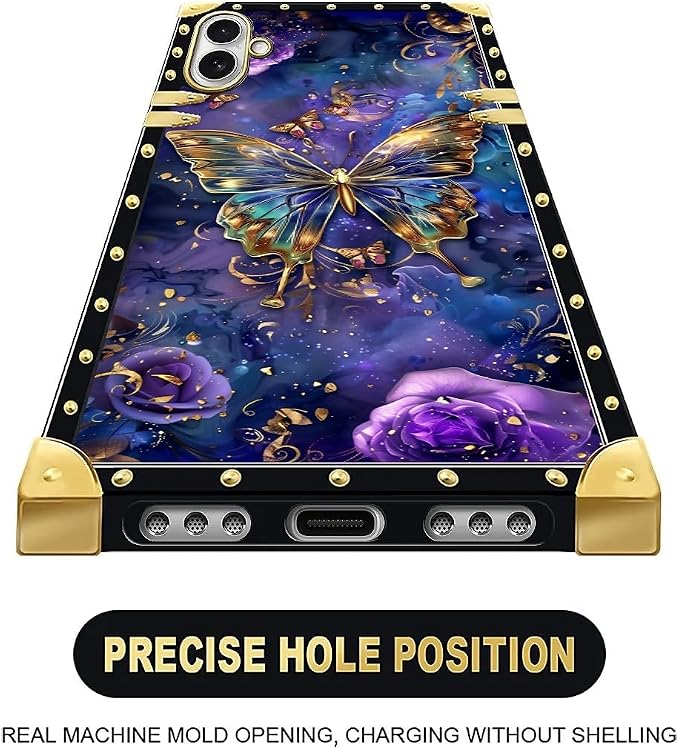 for iPhone 17 Case Luxury Golden Decoration - Image 5
