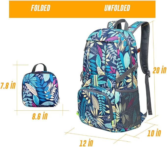 35L Lightweight Packable Backpack Waterproof Durable Hiking Travel Backpack - Image 3