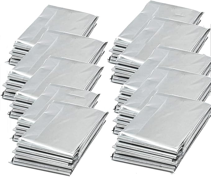 Emergency Mylar Thermal Blankets by JUBSOSCAMP