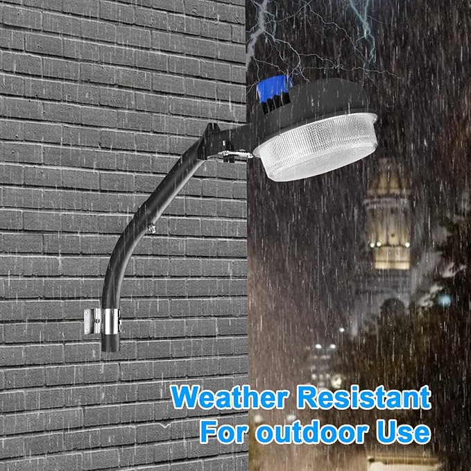 ledmo Mounting Arm for LED Barn Light Adjustable Angle Sturdy Black Aluminum - Image 5