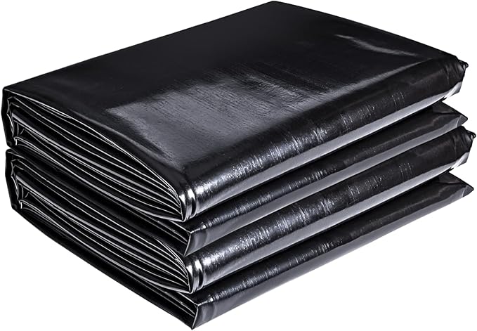 ToLanbbt Pond Liner 20 x 20 Ft HDPE Pond Liners, 20 Mil UV Resistant Preformed by ToLanbbt