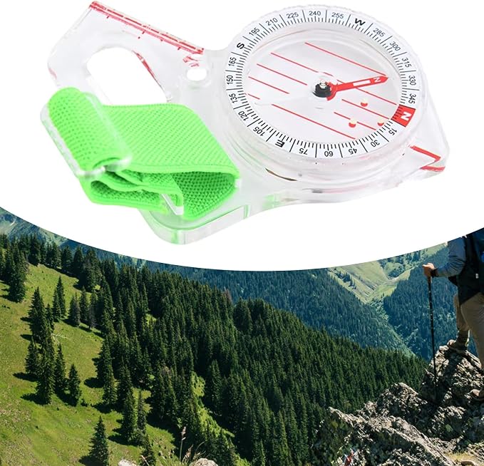 Multifunction Compasses Ruler Map Reading Backpacking Camping Orienteering - Image 2