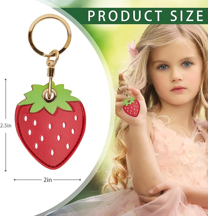 Leather Keychain Case Holder Compatible - Image 2