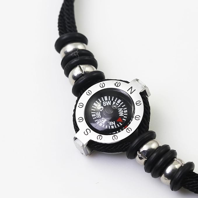 Innocence Adjustable Paracord Wrist Compass Bracelet - Image 3