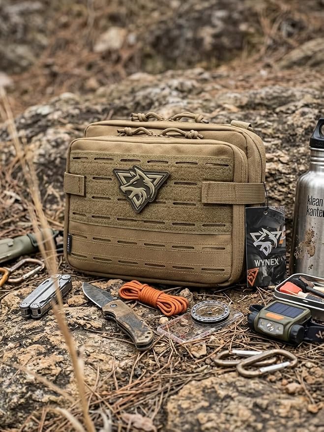 WYNEX Tactical Molle Admin Pouch of Double Layer Design, Admin Pouches Molle - Image 6