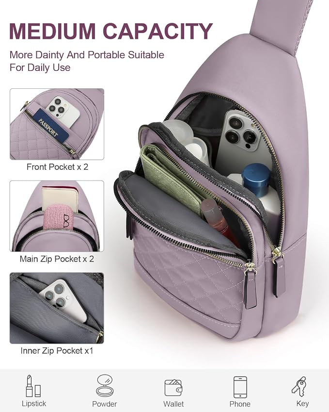 Capolo Sling Bag for Women Men Waterproof Crossbody Bags for Women Trendy - Image 4