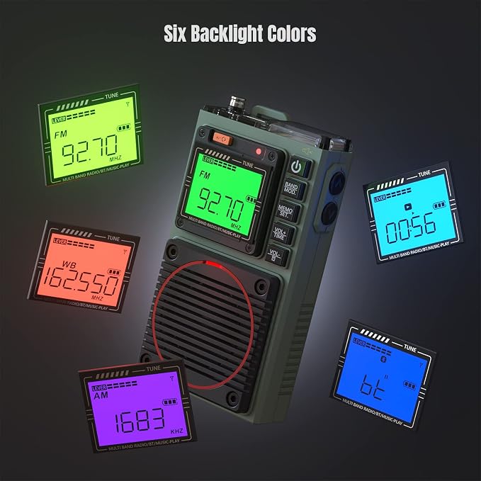 Raddy RF75A APP Control Shortwave Radio, Portable Shortwave Radios - Image 7